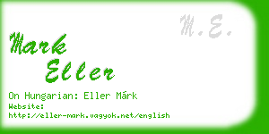 mark eller business card