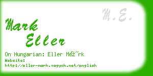 mark eller business card